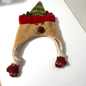 Festive Reindeer Winter Hat
